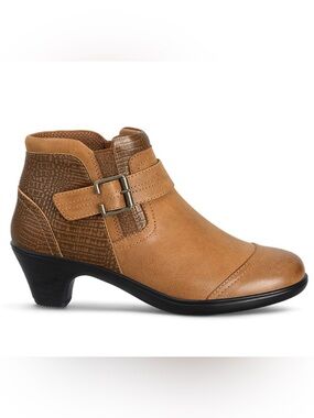 Orthofeet Emma Orthopedic Boots Chestnut Brown Womens 10 Side Zipper Buckle